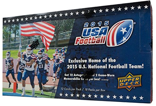 2015 Upper Deck USA Football Hobby Box - 757 Sports Collectibles