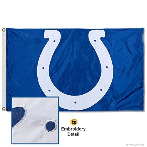 WinCraft Indianapolis Colts Embroidered Nylon Flag - 757 Sports Collectibles