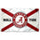 Alabama Crimson Tide State of Alabama Roll Tide Large Outdoor Banner Flag - 757 Sports Collectibles