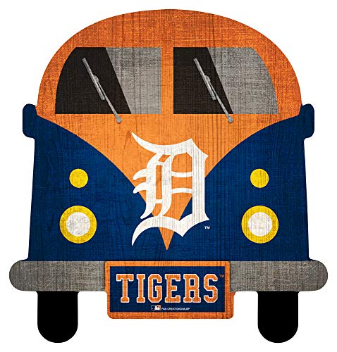 Fan Creations MLB Detroit Tigers Unisex Detroit Tigers Team Bus Sign, Team Color, 12 inch - 757 Sports Collectibles