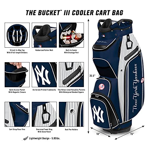 Milwaukee Brewers Bucket III Cooler Cart Golf Bag - 757 Sports Collectibles