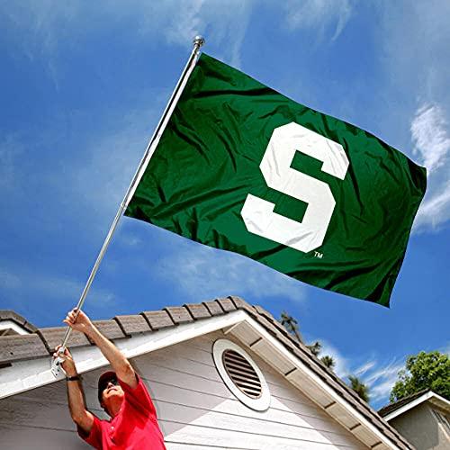MSU Michigan State Spartans University Large College Flag - 757 Sports Collectibles