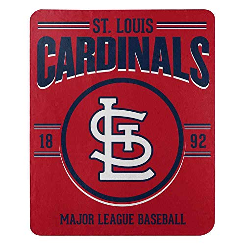 Northwest MLB St. Louis Cardinals 50x60 Fleece Southpaw DesignBlanket, Team Colors, One Size (1MLB031030027RET) - 757 Sports Collectibles