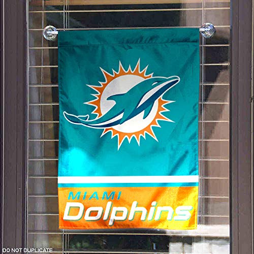 WinCraft Miami Dolphins Double Sided Garden Flag - 757 Sports Collectibles