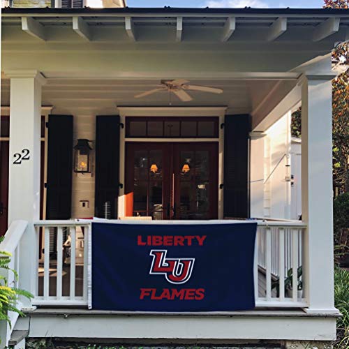Desert Cactus Liberty University Flag Flames Flags Banners 100% Polyester Indoor Outdoor 3x5 (Style 2) - 757 Sports Collectibles