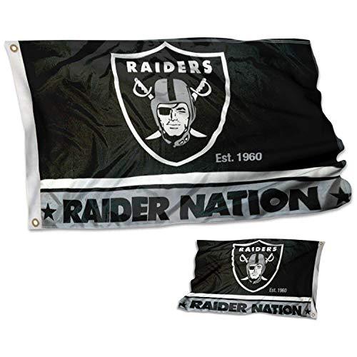 WinCraft Las Vegas Raiders Double Sided Raiders Nation Flag - 757 Sports Collectibles