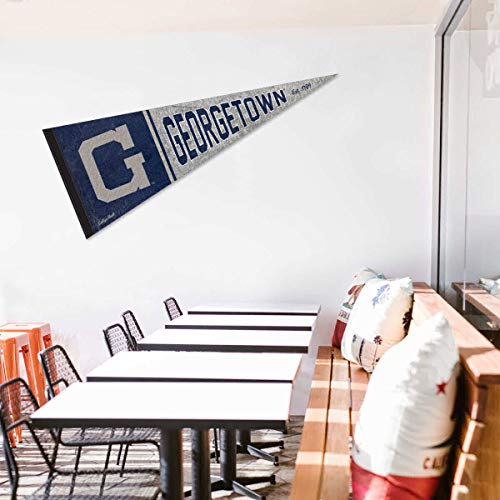 Georgetown Hoyas Pennant Throwback Vintage Banner - 757 Sports Collectibles