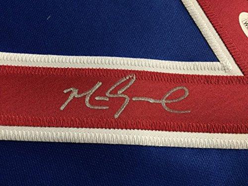 Autographed/Signed Mark Grace Chicago Blue Baseball Jersey JSA COA - 757 Sports Collectibles