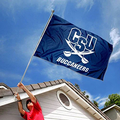 College Flags & Banners Co. Charleston Southern Buccaneers Flag - 757 Sports Collectibles