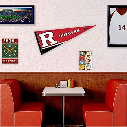 College Flags & Banners Co. Rutgers Pennant Full Size Felt - 757 Sports Collectibles