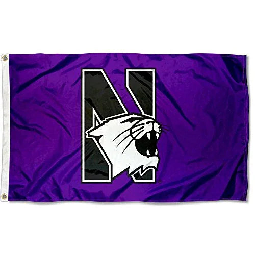College Flags & Banners Co. Northwestern Wildcats Flag - 757 Sports Collectibles