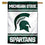 College Flags & Banners Co. Michigan State Spartans Two Sided and Double Sided House Flag - 757 Sports Collectibles