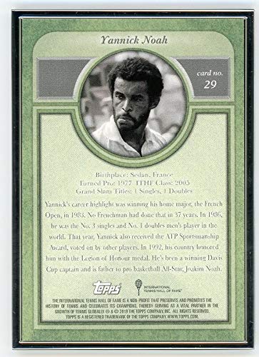 Yannick Noah 2020 Topps Transcendent Tennis Card #29 - /50 - 757 Sports Collectibles