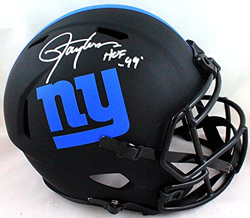 Lawrence Taylor Autographed NY Giants F/S Eclipse Helmet w/HOF- Beckett W Slvr - 757 Sports Collectibles