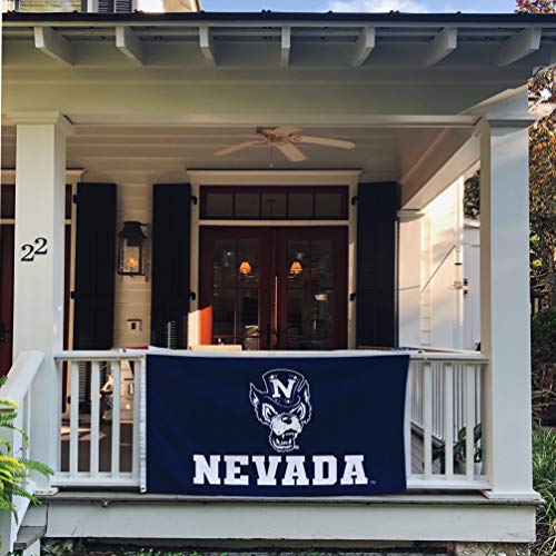 Desert Cactus University of Nevada Reno Flag UNR Wolf Pack Flags Banners 100% Polyester Indoor Outdoor 3x5 (Style 2) - 757 Sports Collectibles