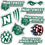 Northwest Missouri State University Bearcats NW MO Sticker Vinyl Decal Laptop Water Bottle Car Scrapbook (Type 2 Sheet) - 757 Sports Collectibles