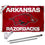 Arkansas Razorbacks Flag with Pole and Bracket Holder University Set - 757 Sports Collectibles