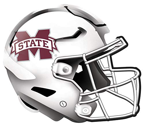 Fan Creations NCAA Mississippi State Bulldogs Unisex Mississippi State University Authentic Helmet, Team Color, 12 inch - 757 Sports Collectibles
