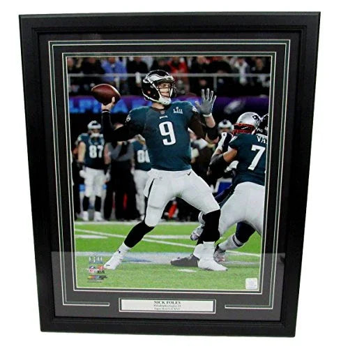 Nick Foles Eagles Super Bowl LII 52 16x20 Inch Photo Framed 131807