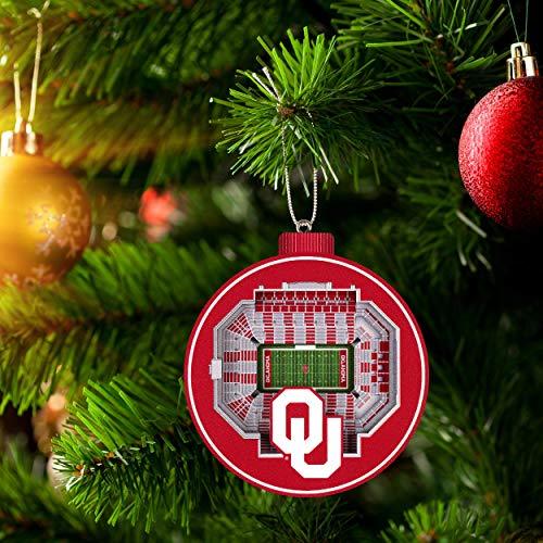YouTheFan NCAA Oklahoma Sooners 3D StadiumView Ornament - Oklahoma Memorial Stadium - 757 Sports Collectibles