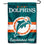 WinCraft Dolphins Throwback Retro Vintage Garden Flag Double Sided Banner - 757 Sports Collectibles