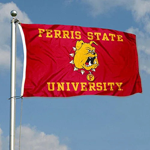 Ferris State FSU Bulldogs Flag 3x5 Banner - 757 Sports Collectibles