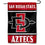 College Flags & Banners Co. San Diego State Aztecs Garden Flag - 757 Sports Collectibles