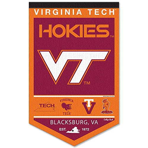 VA Tech Hokies Heritage History Banner Pennant - 757 Sports Collectibles