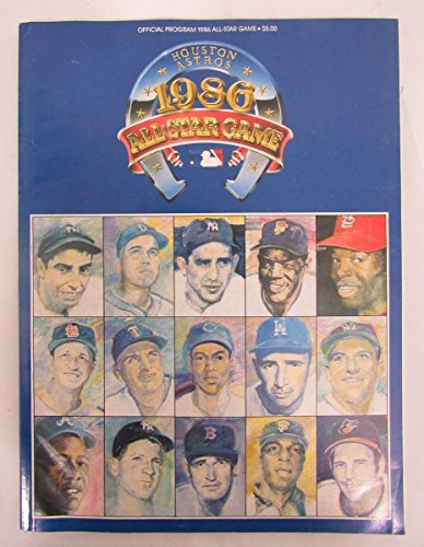 1986 MLB All Star Game Program Houston Astros 135170