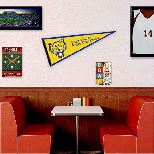 College Flags & Banners Co. Fort Valley State Wildcats Pennant - 757 Sports Collectibles