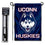 College Flags & Banners Co. Connecticut Huskies Garden Flag and Flag Stand Pole Holder Set - 757 Sports Collectibles