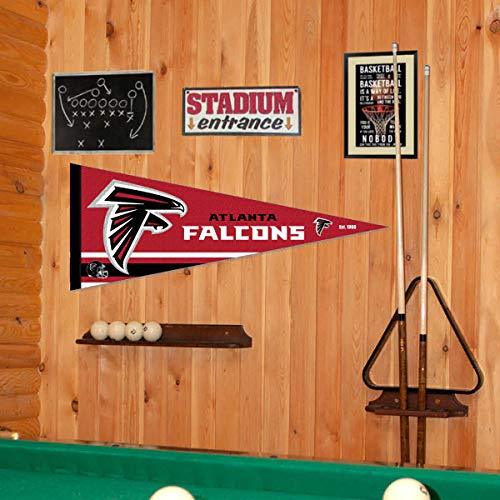 WinCraft Atlanta Falcons Pennant Banner Flag - 757 Sports Collectibles