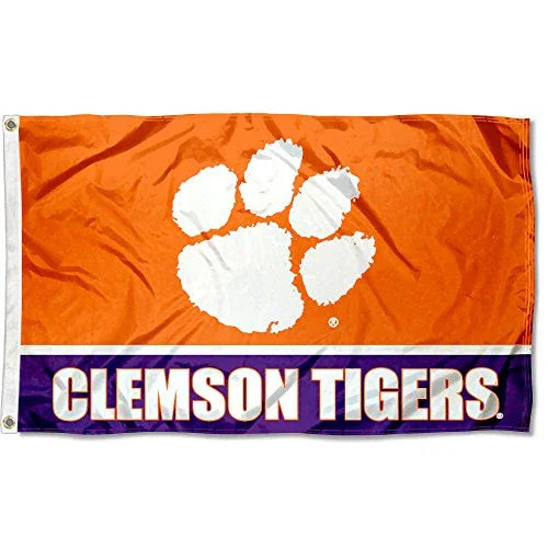 Clemson Tigers Flag Large 3x5 - 757 Sports Collectibles