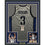 Framed Autographed/Signed Allen Iverson 33x42 Georgetown Grey Basketball Jersey JSA COA