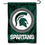 College Flags & Banners Co. Michigan State Spartans Shield Garden Flag - 757 Sports Collectibles