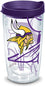 Tervis Made in USA Double Walled NFL Minnesota Vikings Insulated Tumbler Cup Keeps Drinks Cold & Hot, 16oz, Genuine - 757 Sports Collectibles