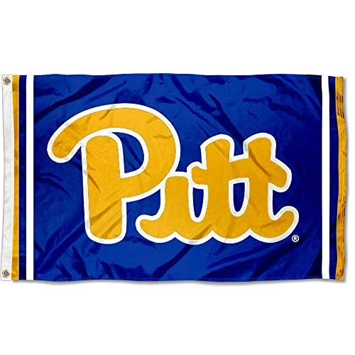 College Flags & Banners Co. Pittsburgh Panthers Field Stripes Flag - 757 Sports Collectibles