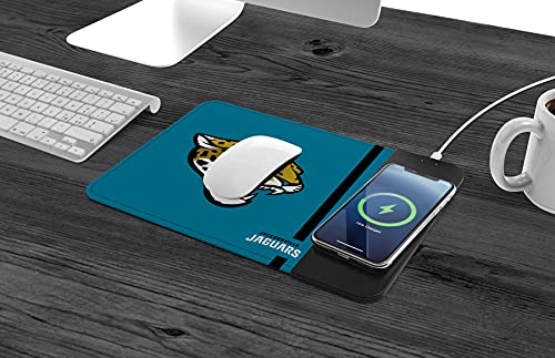 SOAR NFL Wireless Charging Mouse Pad, Jacksonville Jaguars - 757 Sports Collectibles