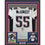 Framed Autographed/Signed Willie McGinest 33x42 New England Blue Football Jersey JSA COA