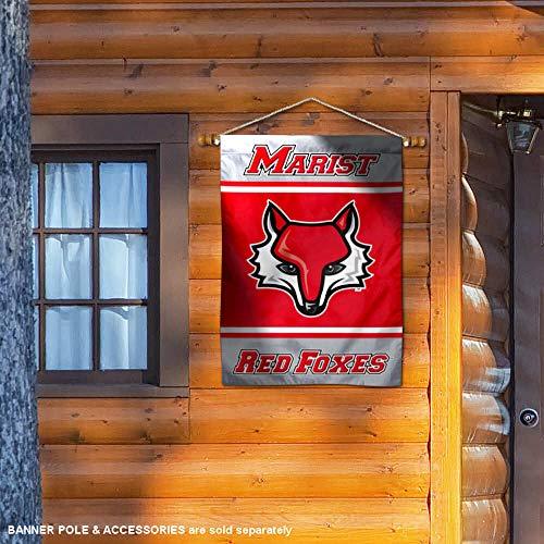 College Flags & Banners Co. Marist Red Foxes Two Sided and Double Sided House Flag - 757 Sports Collectibles