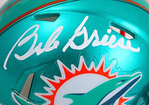 Bob Griese Autographed Miami Dolphins Flash Speed Mini Helmet-Beckett W Hologram White - 757 Sports Collectibles