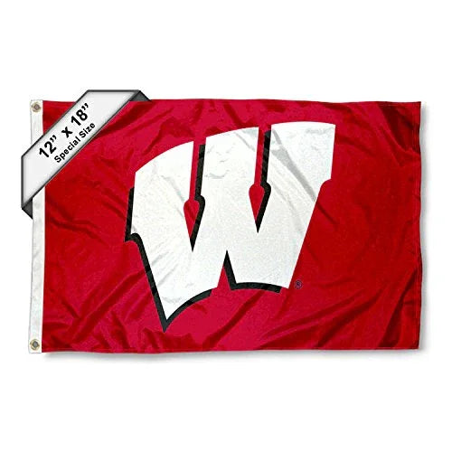 College Flags & Banners Co. Wisconsin Golf Cart and Boat Flag - 757 Sports Collectibles