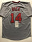 Autographed/Signed Jim Rice Boston Grey Baseball Jersey JSA COA - 757 Sports Collectibles