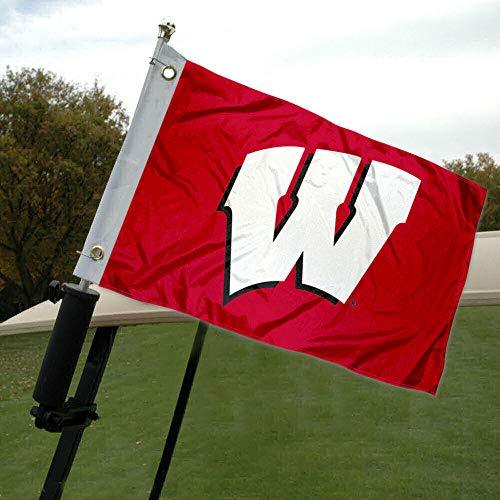 College Flags & Banners Co. Wisconsin Golf Cart and Boat Flag - 757 Sports Collectibles