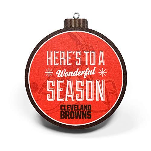 YouTheFan NFL Cleveland Browns 3D Logo Series Ornament - 757 Sports Collectibles