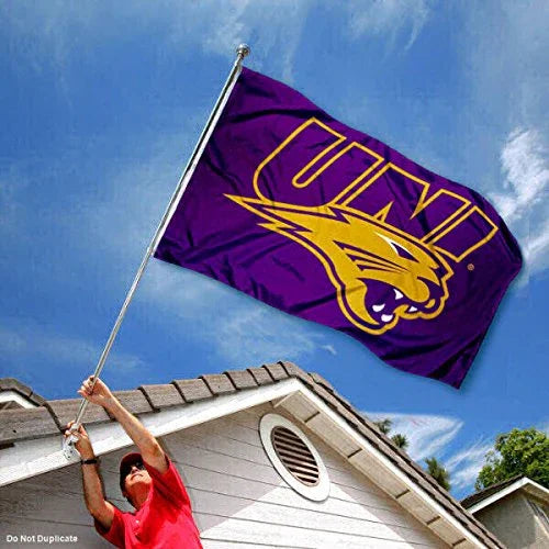 College Flags & Banners Co. Northern Iowa Panthers UNI Logo Flag - 757 Sports Collectibles