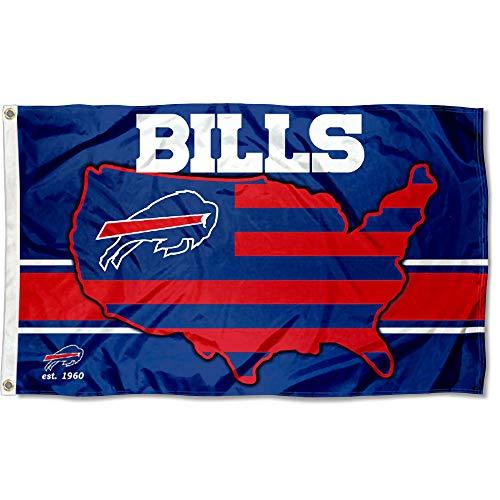 WinCraft Buffalo Bills Nation USA American Country 3x5 Flag - 757 Sports Collectibles