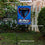 College Flags & Banners Co. DePaul University Garden Flag and Flag Stand Pole Holder Set - 757 Sports Collectibles