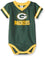 NFL Green Bay Packers Baby-Boy Dazzle Bodysuit, Team Color, 6-12 Months - 757 Sports Collectibles
