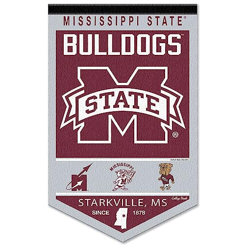 Mississippi State Bulldogs Heritage History Banner Pennant - 757 Sports Collectibles